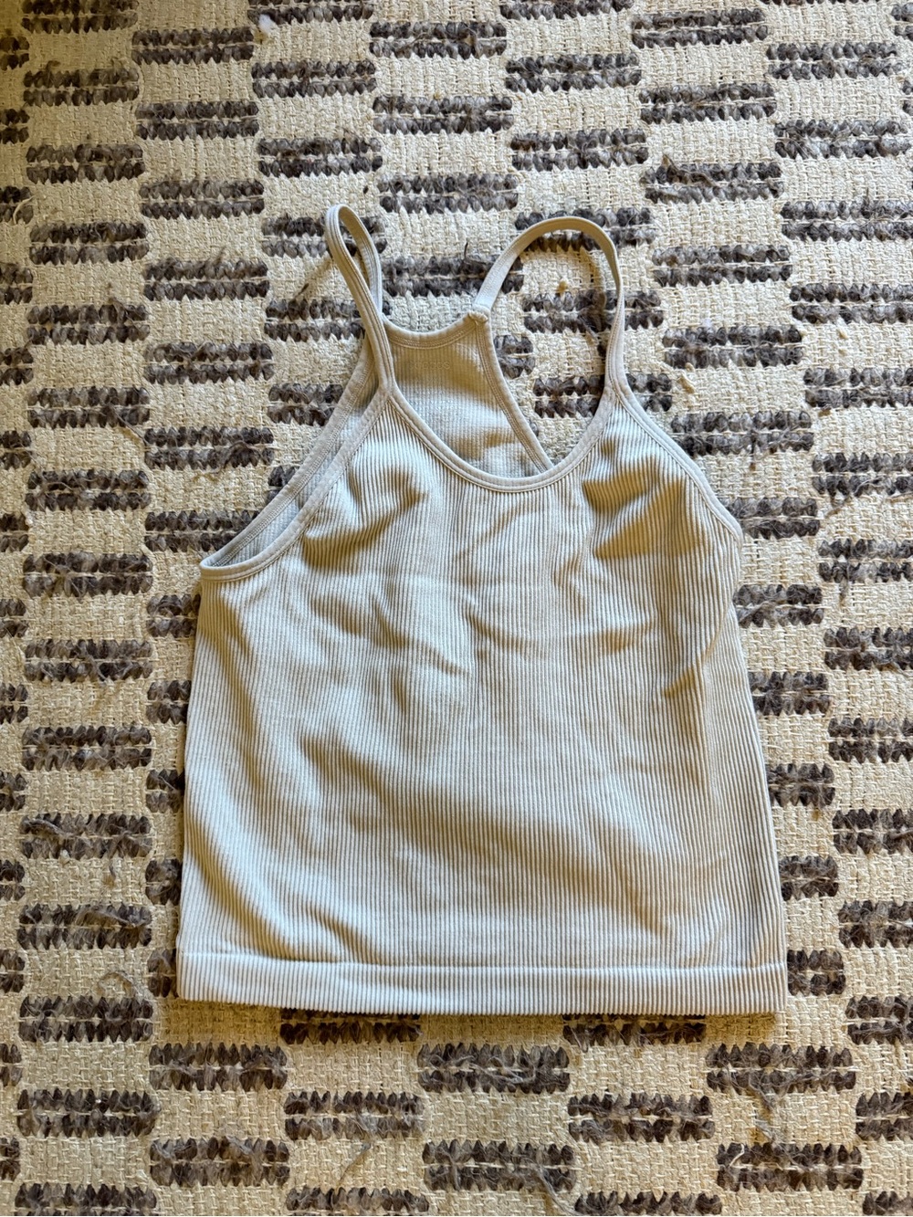 Amazon Ribbed Tank Top - Cream